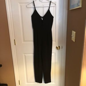 Spaghetti strap black evening jumper